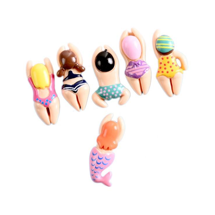 Chuyên Charm * Charm tiên cá và người bơi lội vui nhộn cho các bạn trang trí vỏ ốp điện thoại, DIY