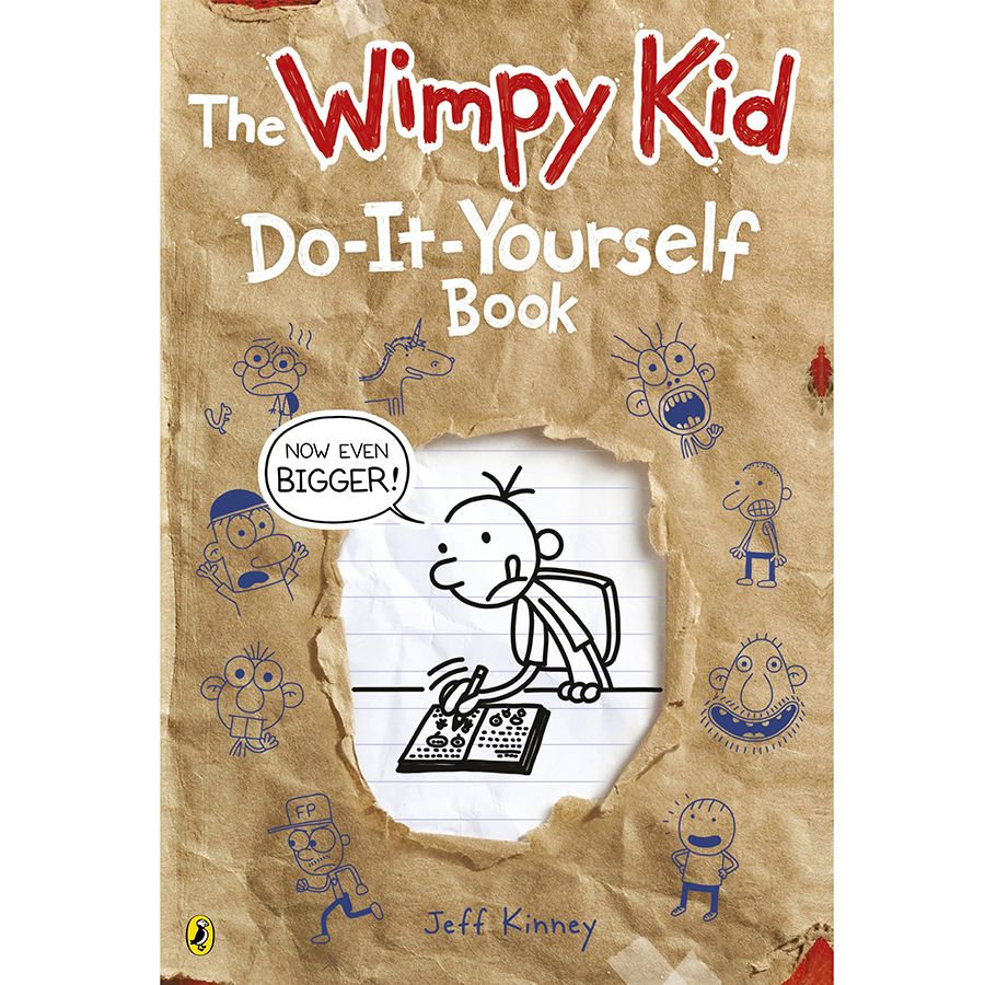 [Hàng thanh lý miễn đổi trả] Truyện thiếu nhi tiếng Anh - Diary of a Wimpy Kid: Do-It-Yourself Book