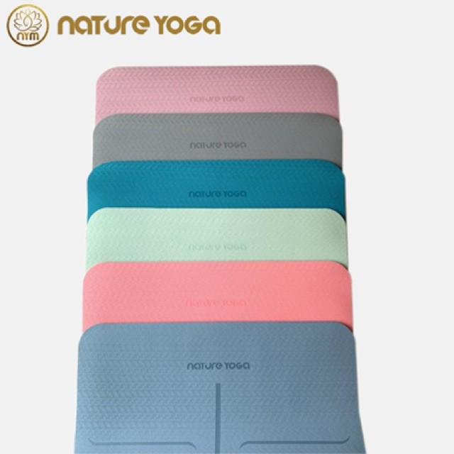 Thảm Yoga Cao Cấp Định Tuyến Hoa Sen Nature ZC-Bách Hóa Online