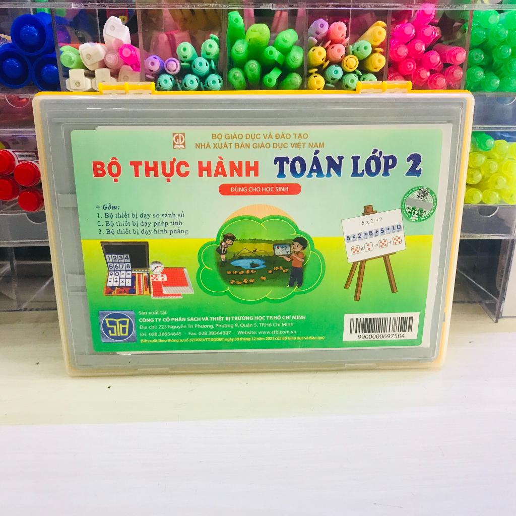 bộ thực hành toán lớp 2 theo chan trời sáng tạo(bộ 2 hộp){siêu hot)