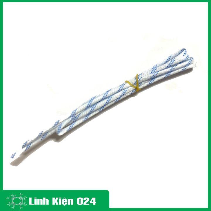 Bộ 5 ống gen cách điện sợi thủy tinh 2,3,4,5,6mm mỗi loại 1m chịu nhiệt cao