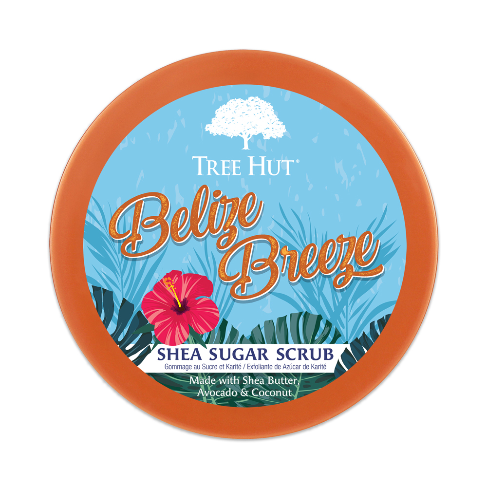 Tẩy tế bào chết cơ thể Tree Hut Shea Sugar Scrub Belize Breeze