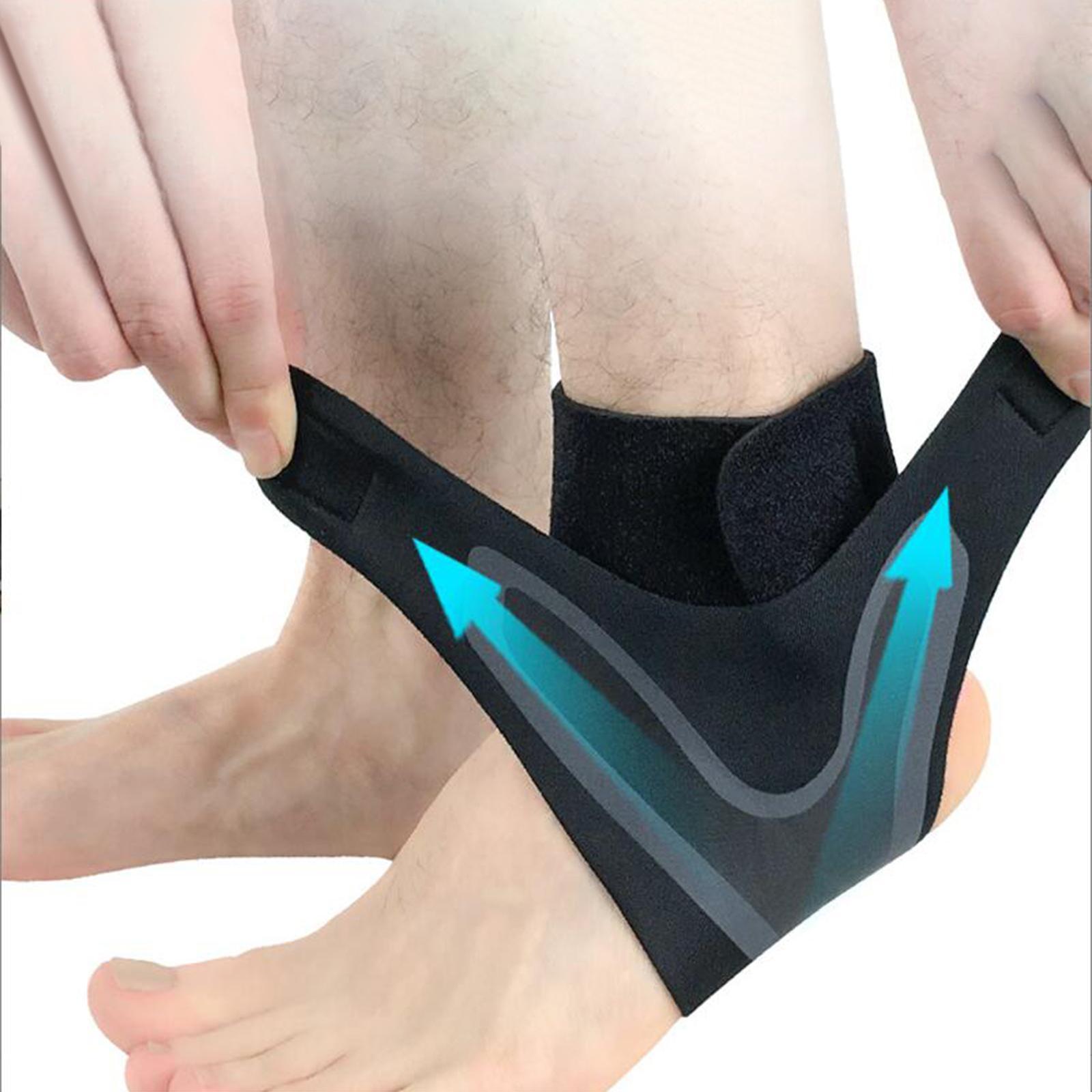 Ankle Brace Compression Brace for Ankle for Men Women Comfortable Adjustable Ankle Strap Ankle Support for Basketball Sports Mountaineering