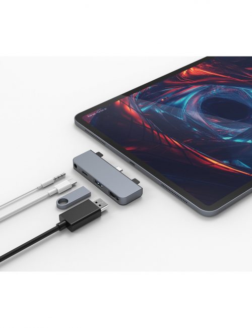 CỔNG CHUYỂN CHUYÊN DỤNG HYPERDRIVE IPAD PRO/MACBOOK 4 IN 1 - CHINH HANG