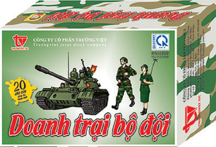 Thẻ học doanh trại bộ đội , Flashcards giáo cụ mầm non