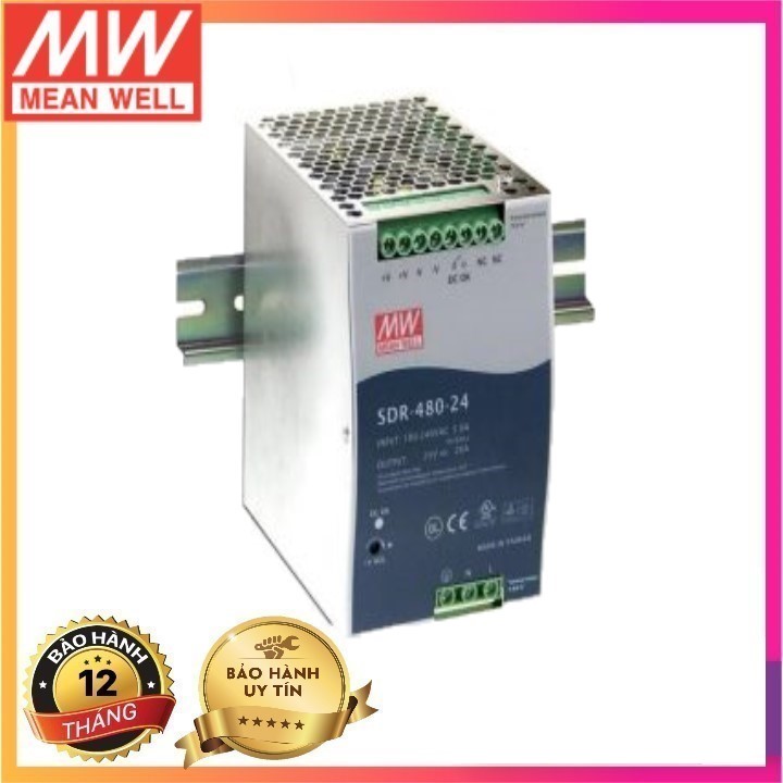 Nguồn Meanwell SDR-480-24 Hàng nhập khẩu