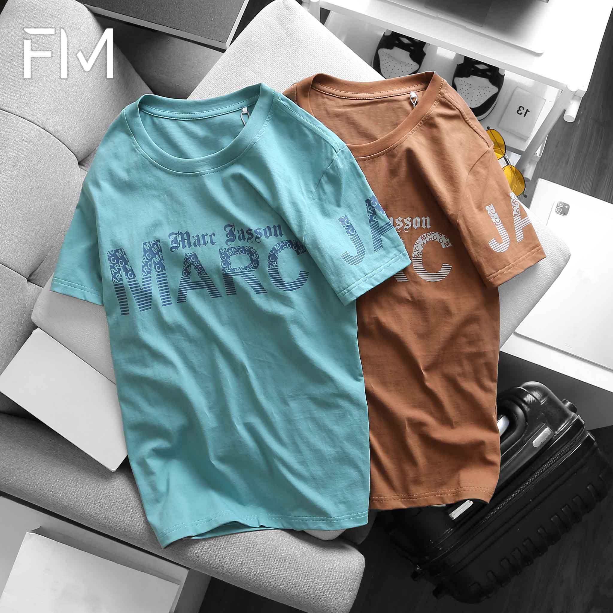 Áo thun nam ngắn tay cổ tròn họa tiết in tay chất liệu thun cotton - FORMEN SHOP - FMPS165
