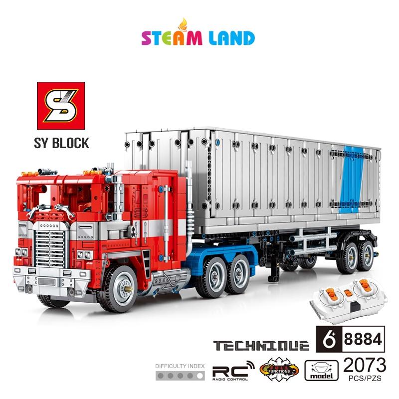 Đồ Chơi Lắp Ráp Xe Container – SY BLOCK 8884