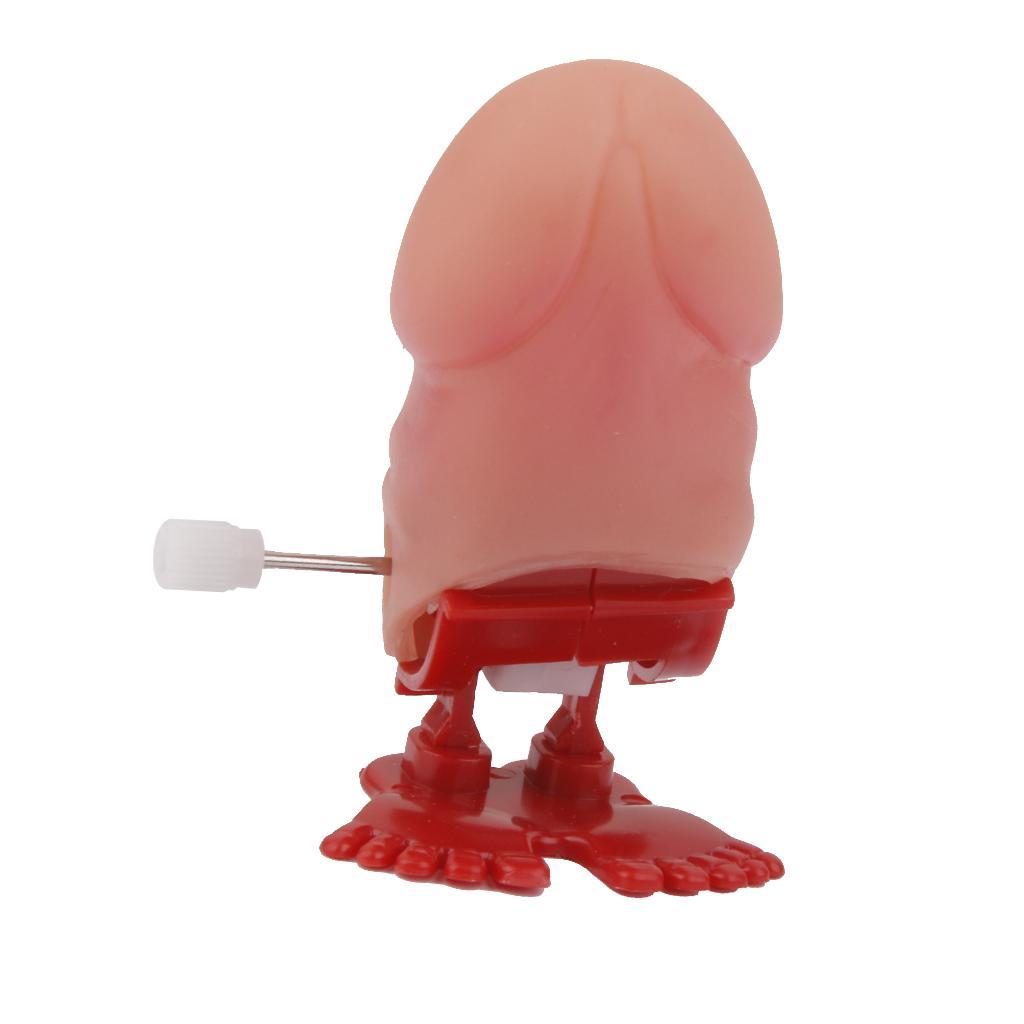 3x Penis Wind Up Jumping Pecker Joke Gag Prank Hen Party Favors Accessories