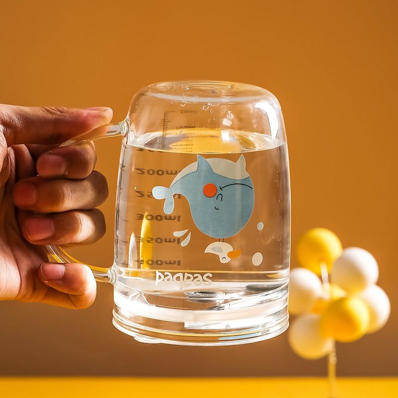 Cốc Uống Sữa Có Nắp Đậy Thiết Kế Sáng Tạo Cho Bé