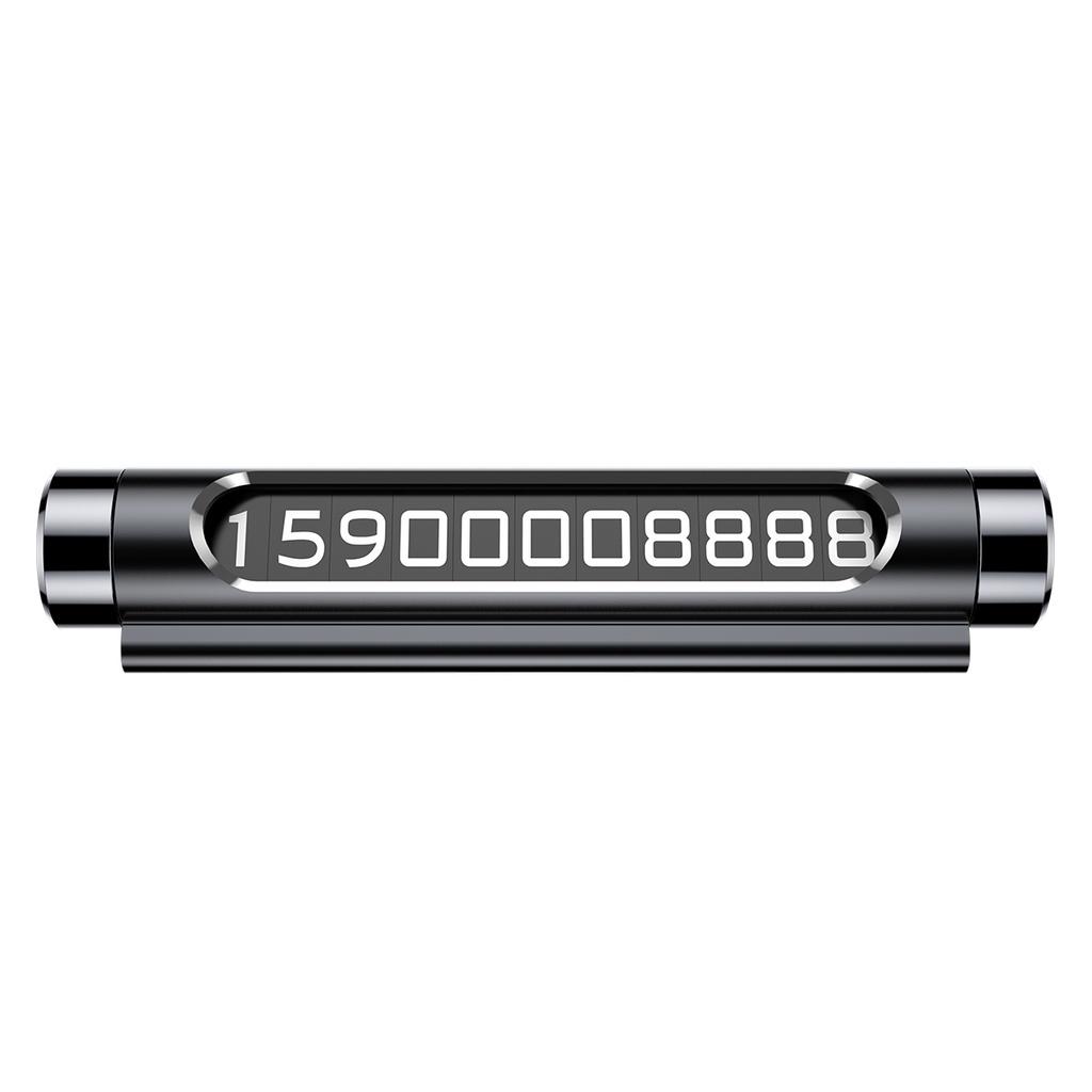 Bảng số điện dùng trên xe hơi Baseus All Metal Temporary Parking Number Plate Series 2