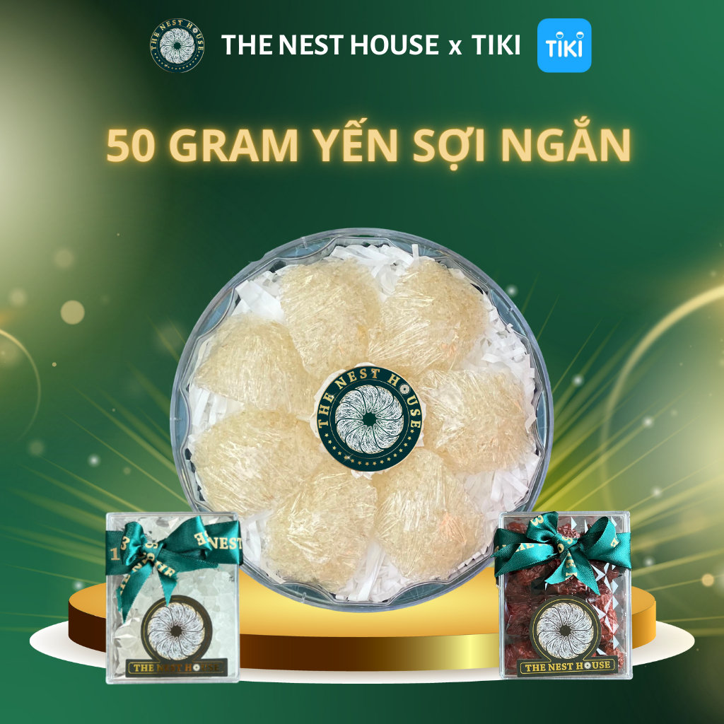 50 gram Tổ Yến Sào Tinh Chế Nha Trang Khánh Hoà Nguyên Chất The Nest House