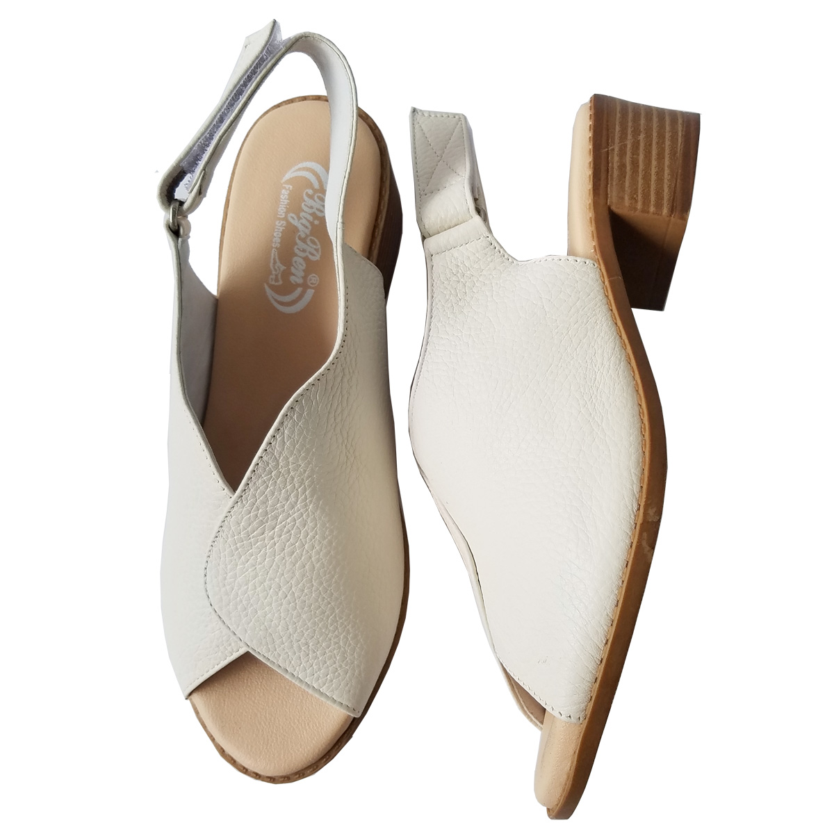 Giày Sandal Cao Gót Da Bò BIGGBEN Cao 4 Phân SDCG151