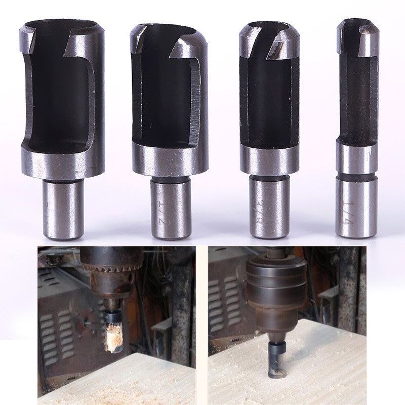 Bộ 8 mũi khoan lỗ tròn lấy nút gỗ Φ6MM-Φ16MM