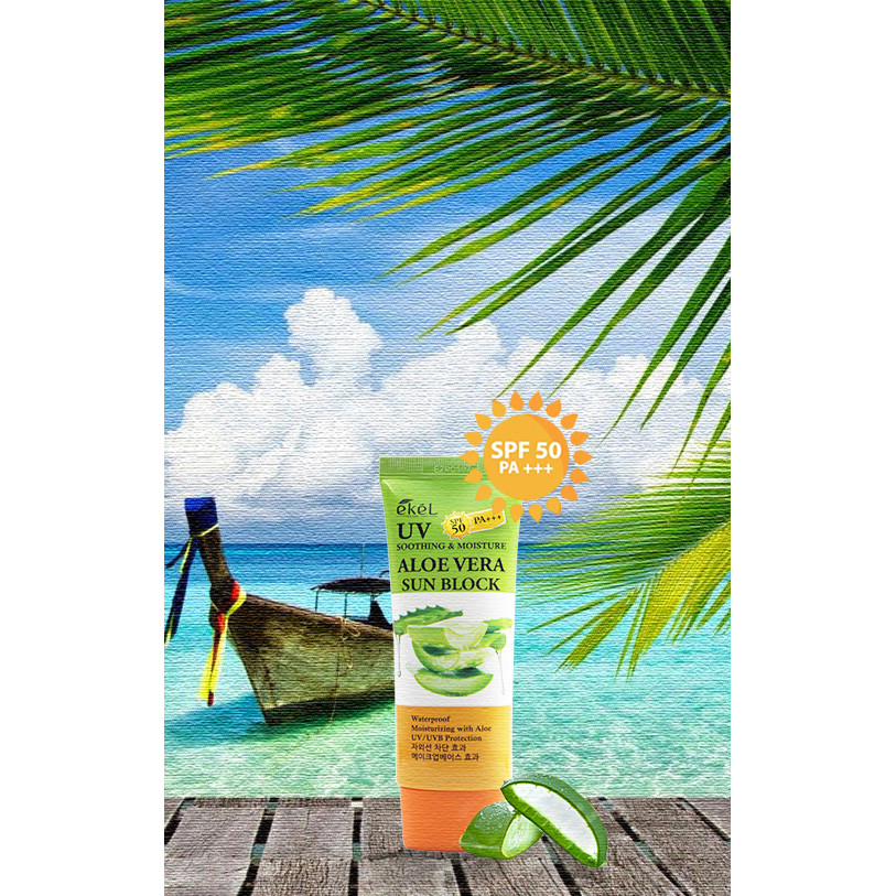 Kem chống nắng soothing &amp; moisture aloe vera sun block