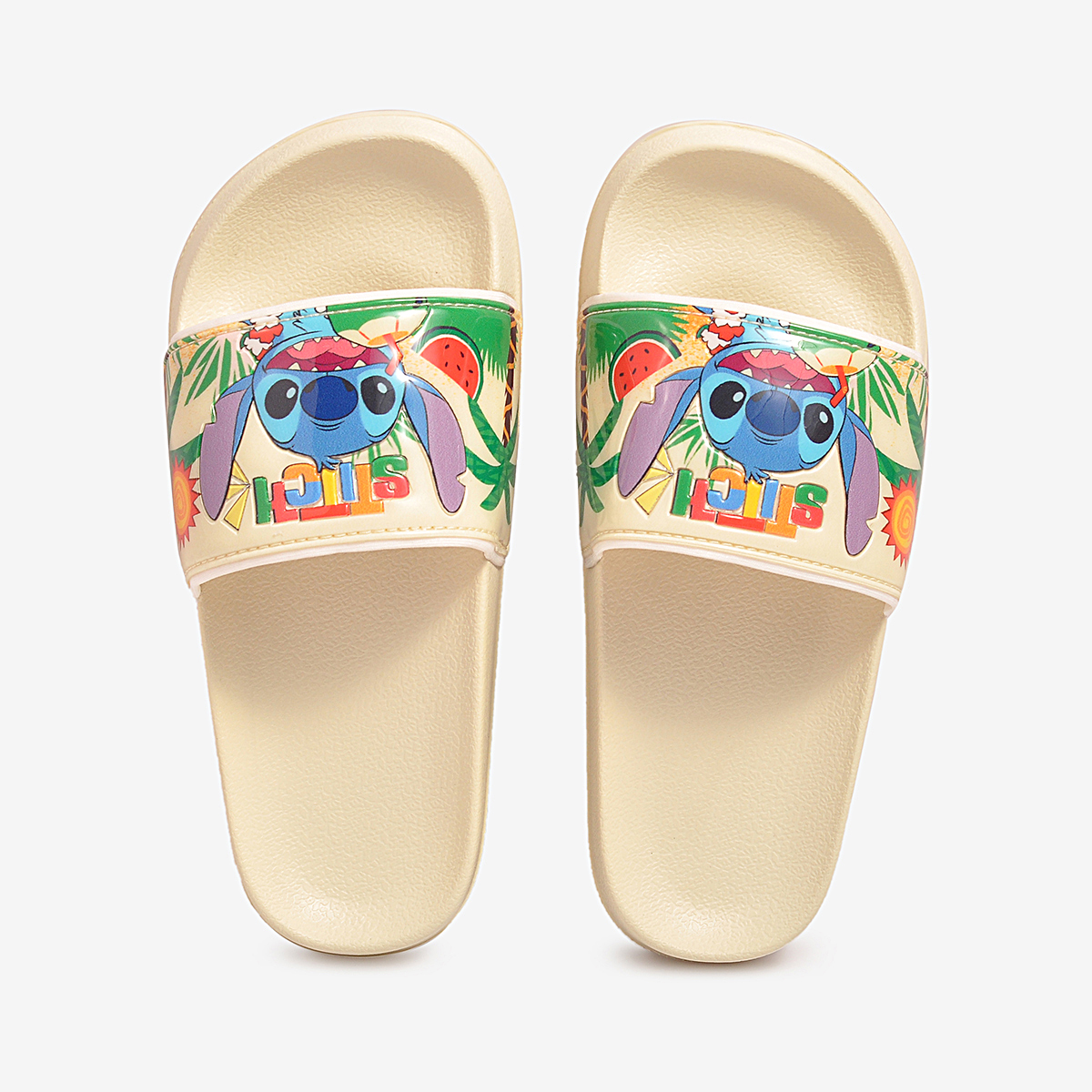 Dép STITCH phiên bản Disney Eva Phun Bé Trai Biti's BEB003897KEM (Kem)