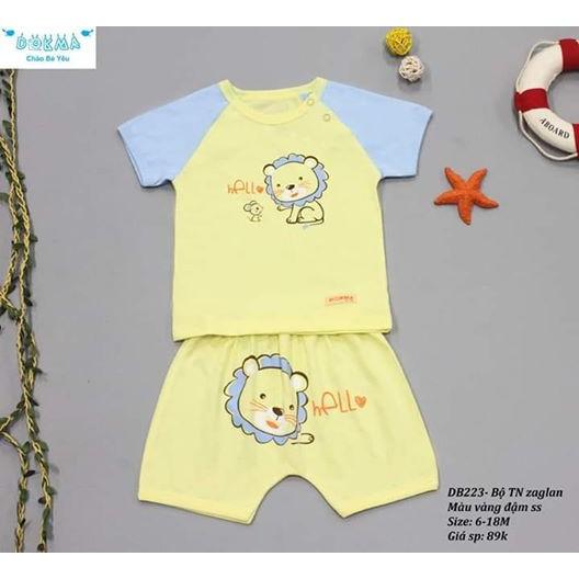 Bộ cotton Dokma chất cực đẹp và thấm mồ hôi có size từ 3 tháng đến 18 tháng