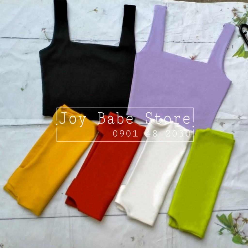Áo 2 dây croptop kiểu JOY BABE  áo hai dây nữ thun xịn hack dáng co giãn 4 chiều, crop top sexy form ôm CROH 6 -5F