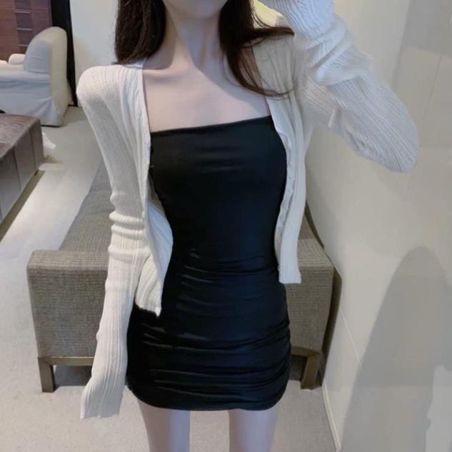 VÁY LEN 2 DÂY SIÊU ĐẸP