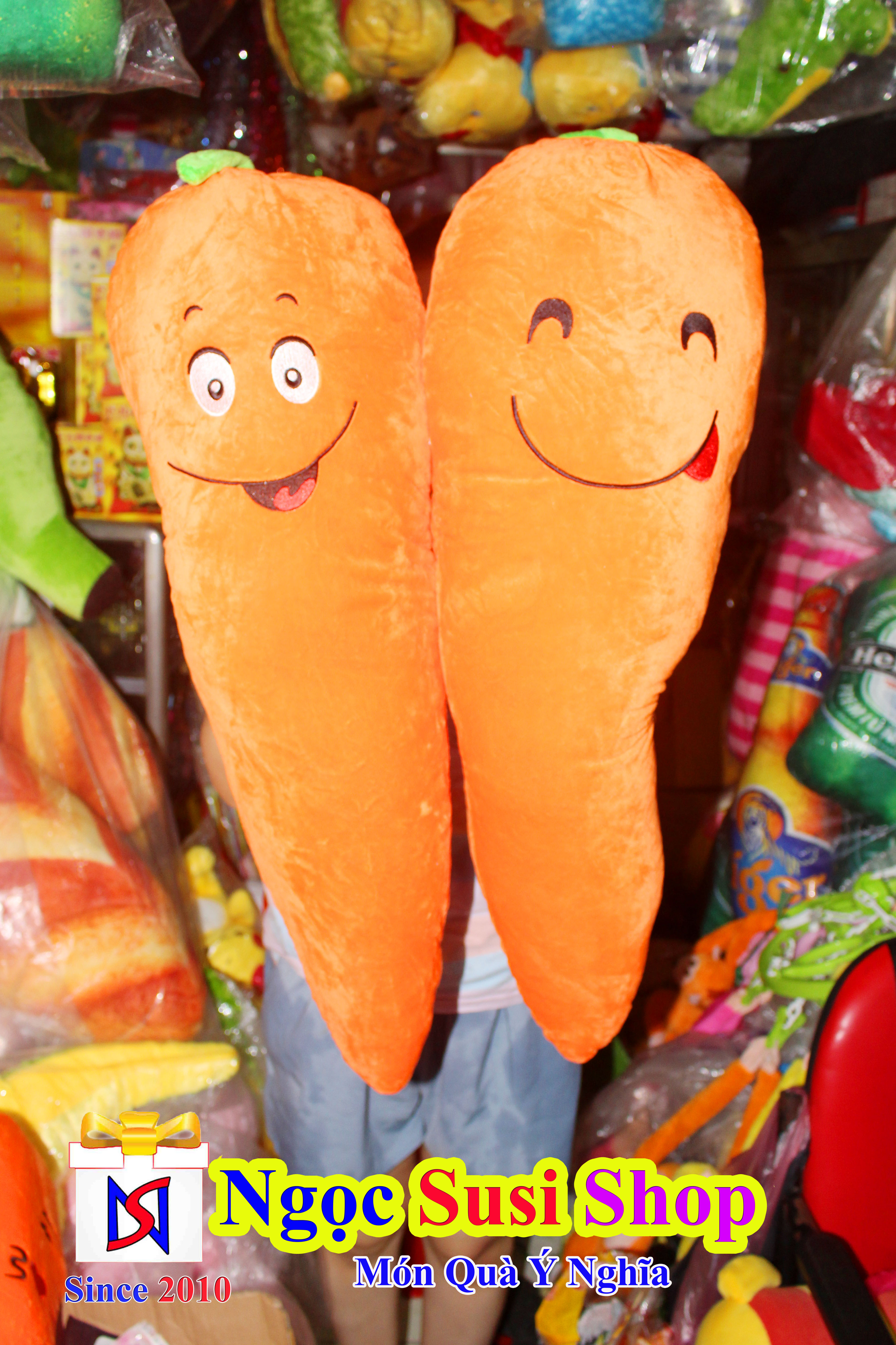 GẤU BÔNG CÀ RỐT SIÊU TO SIÊU DÀI - CỰC ĐẸP