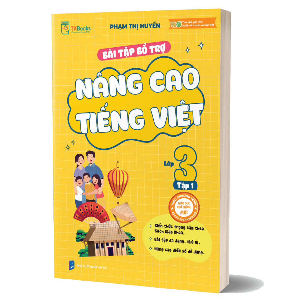 Sách - Combo Bài Tập Bổ Trợ Nâng Cao Tiếng Việt Lớp 3 - MCBooks