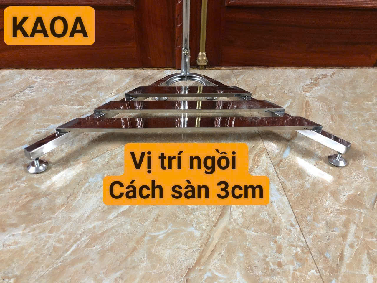 Cây. Gía. Móc hỗ trợ treo sp kéo giãn cột sống cổ SU304 ( SP không kèm đai vải )