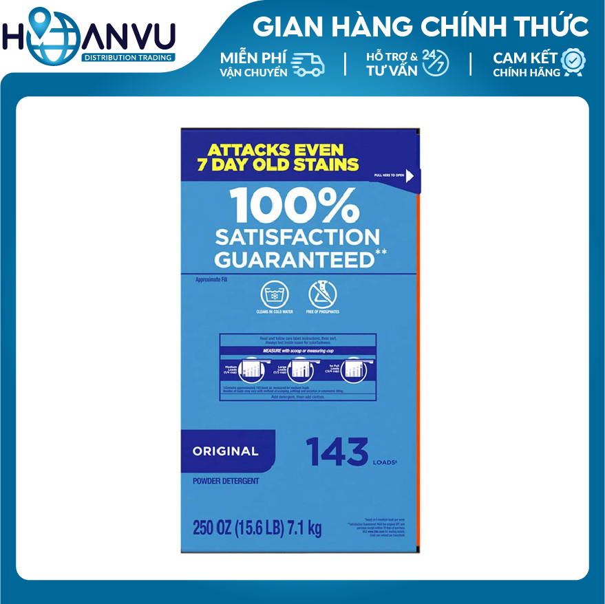 Bột Giặt Tẩy Đa Năng OxiClean Max Efficiency HE Powder Stain Remover (5.26kg)