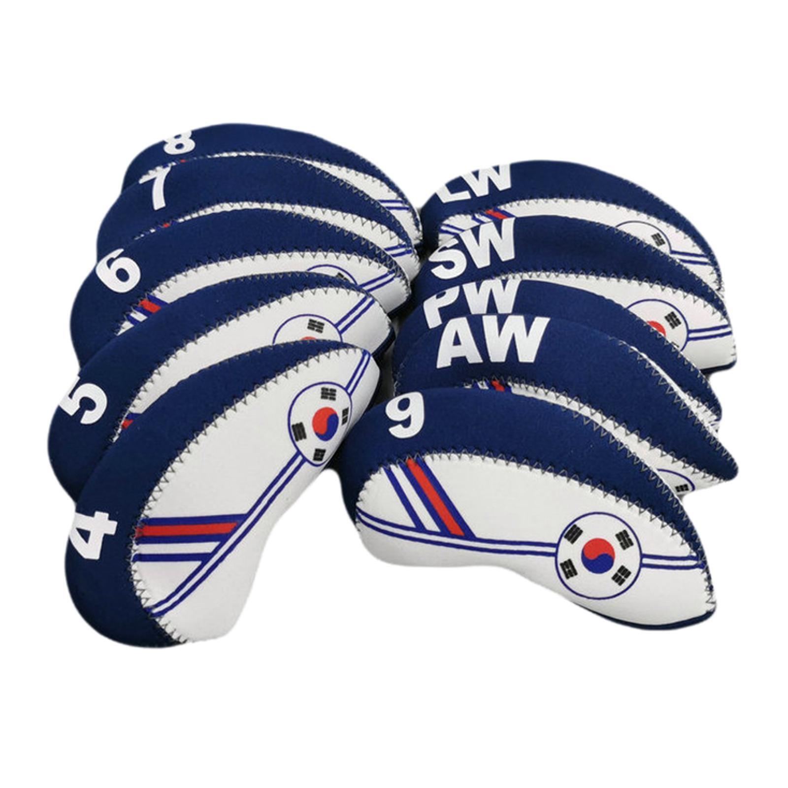 PU Leather Golf Head Cover #1#3#5 Driver Wood Headcover Protector Fairway Club