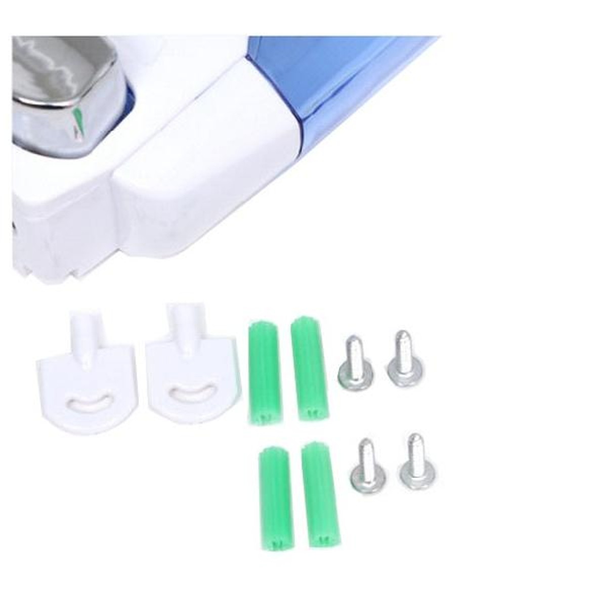 Bộ 2 Hộp đựng nước rửa tay xà phòng treo tường nhấn hai bình