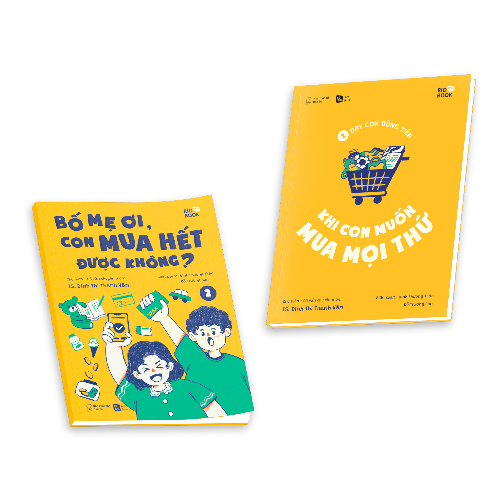 Bộ sách RIO Book KIDS: Bố mẹ ơi, dạy con dùng tiền