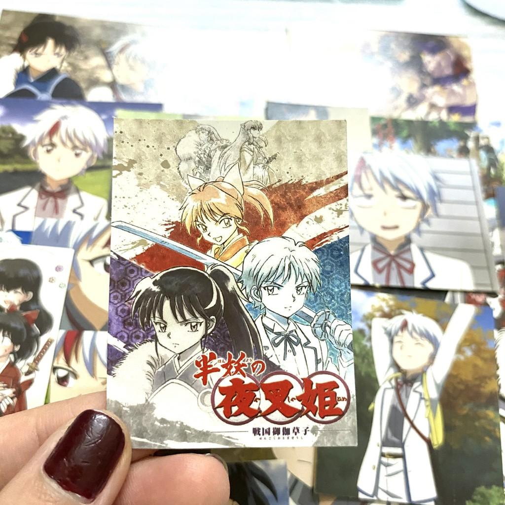 Bộ hình dán - sticker anime Công Chúa Bán Yêu Yashahime dán trang trí laptop, máy tính bỏ túi, vali, đt,...