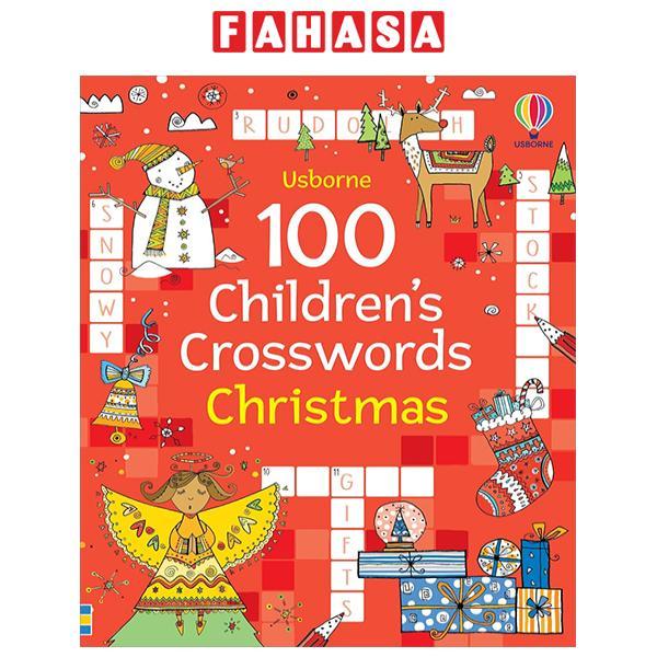 Sách ngoại văn: 100 Children's Crosswords - Christmas