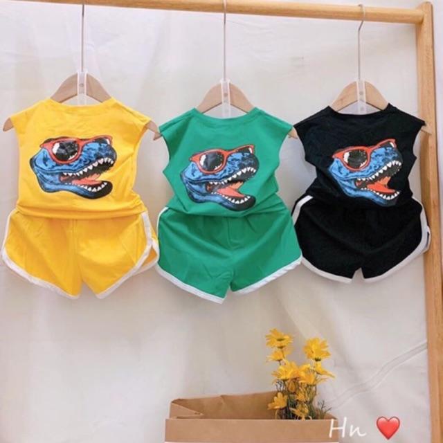 Bộ thể thao khủng long cho bé trai