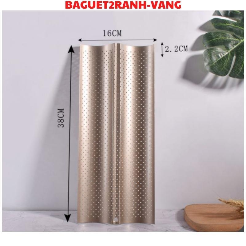 Khay Nướng Bánh Mì Baguette 2 Rãnh Dụng Cụ Làm Bánh Chống Dính - BAGUET2RANH