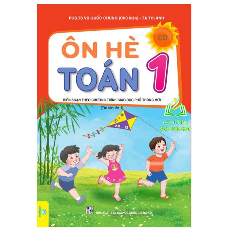 Sách - Combo 2 cuốn Ôn Hè Toán + Tiếng Việt Lớp 1 Cánh Diều