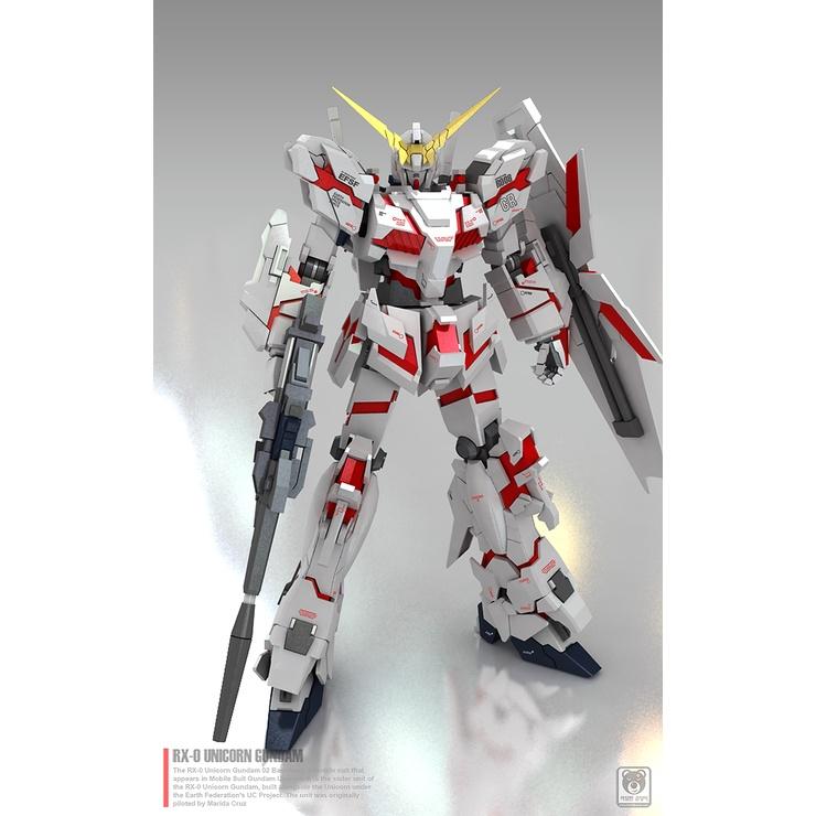 Mô hình giấy GD RX-0 Unicorn