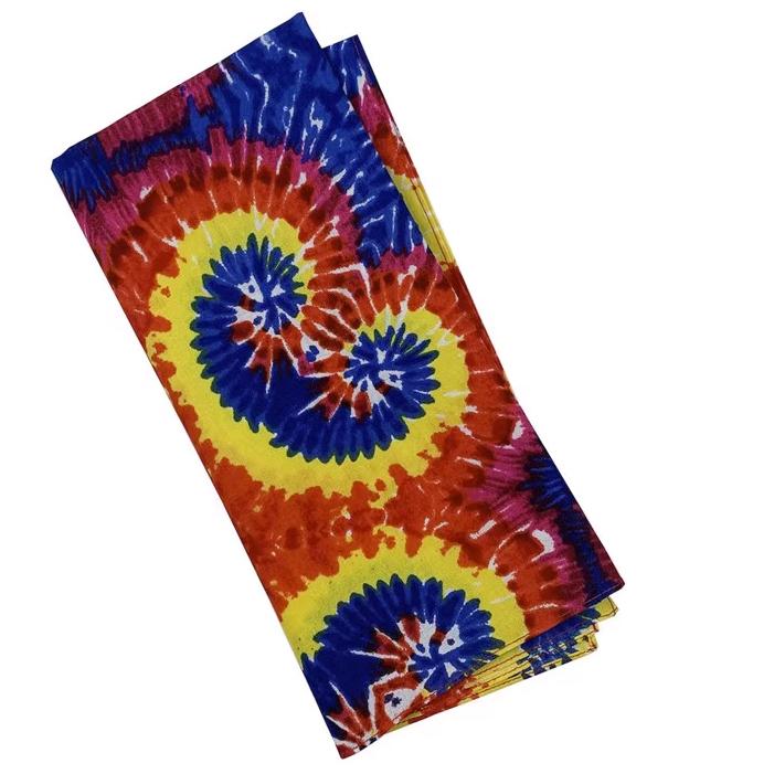 Khăn bandana Vintage vẽ hoa văn thổ cẩm