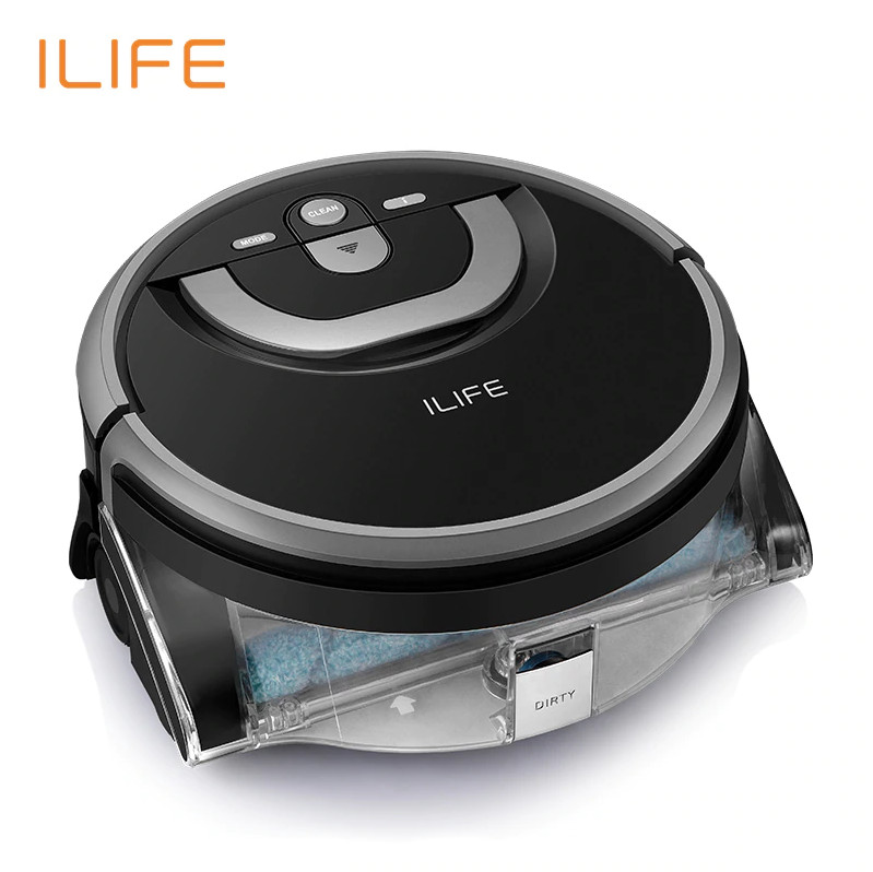 Robot Lau Chà Sàn Nhà ilife W400 - Hàng chính hãng