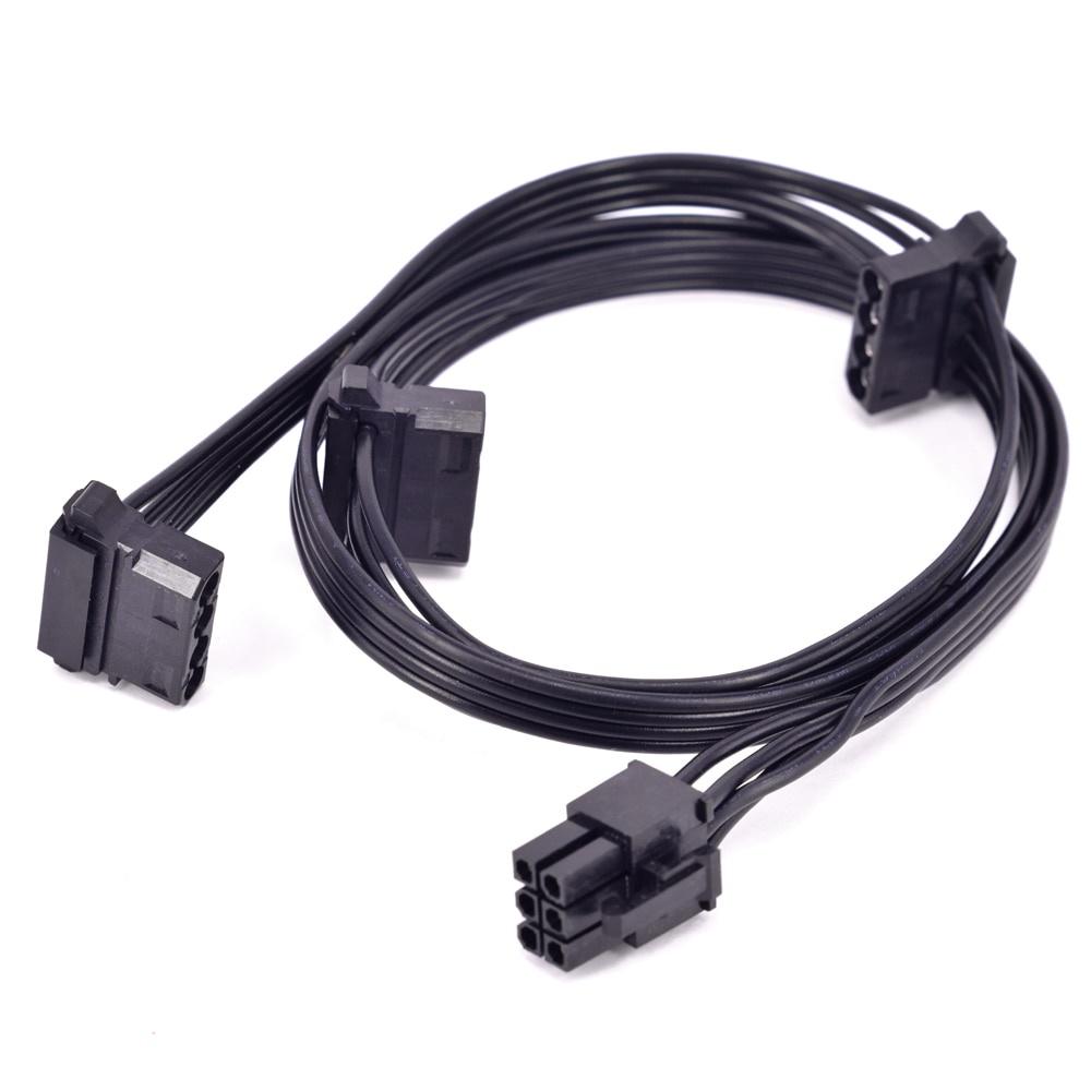 Cáp Nguồn Pci-e 6Pin 1 Sang 3 IDE Molex 4Pin Cho CORSAIR CS Series CS450M CS550M CS650M CS750M CS850M