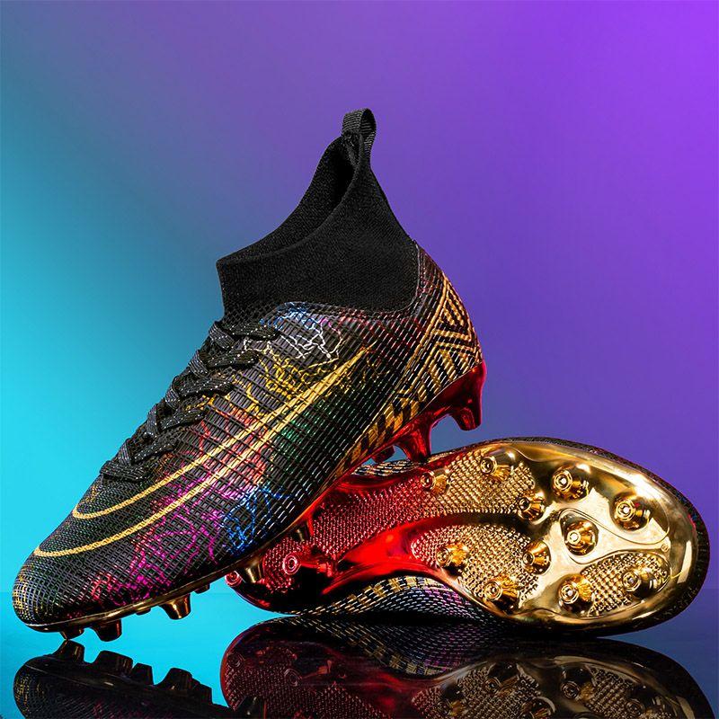 LCRTZKG 2023 Giày bóng đá Assassin mới cho nam giới World Cup AG Long Nail Race Đào tạo Giày cho nam giới và phụ nữ Sinh viên trẻ em Broken Nail