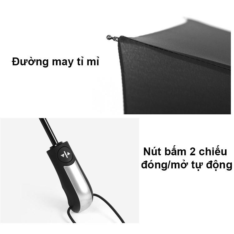 Ô Dù Tự Động Đóng Mở 2 Chiều 10 Nan Chống Tia UV, Dù Che Mưa Nắng, Ô Cầm Tay Gấp Gọn Tiện Lợi Amalife