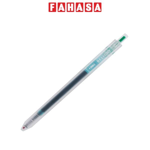 Bút Gel 0.5 mm - Deli EG118-GN - Mực Xanh Lá