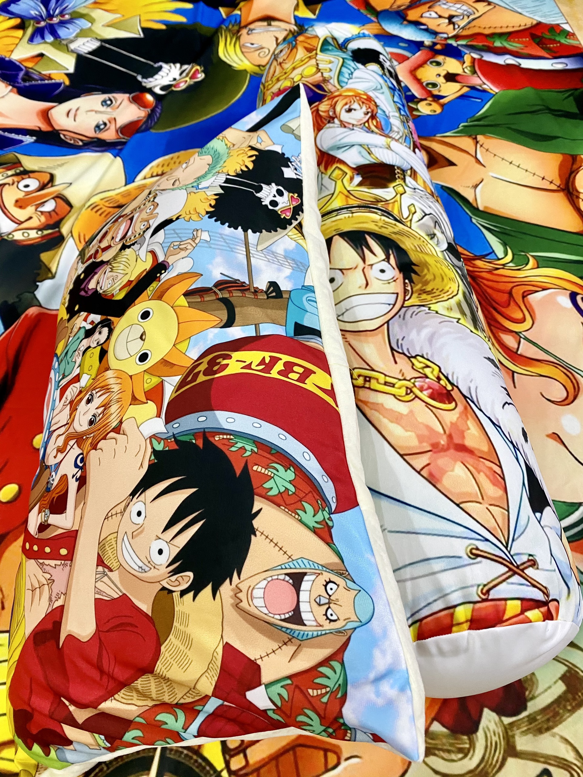 Bộ chăn gối Luffy cho bé 3-5 tuổi