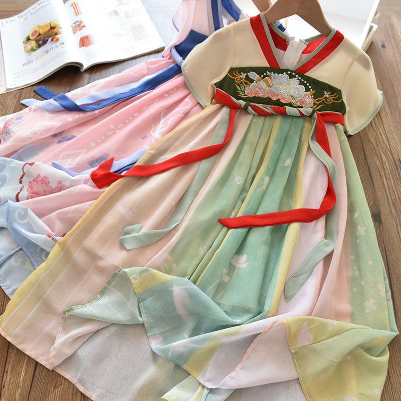 Bán FORHER FORHIM Girls Hanfu Wnd Váy Đầm Phong Cách Phương Tây Trung Quốc  Trang Phục Trẻ Em Mùa Hè Váy Ru Váy Công Chúa Cổ Tích Bé Gái FH1779 giá  chỉ
