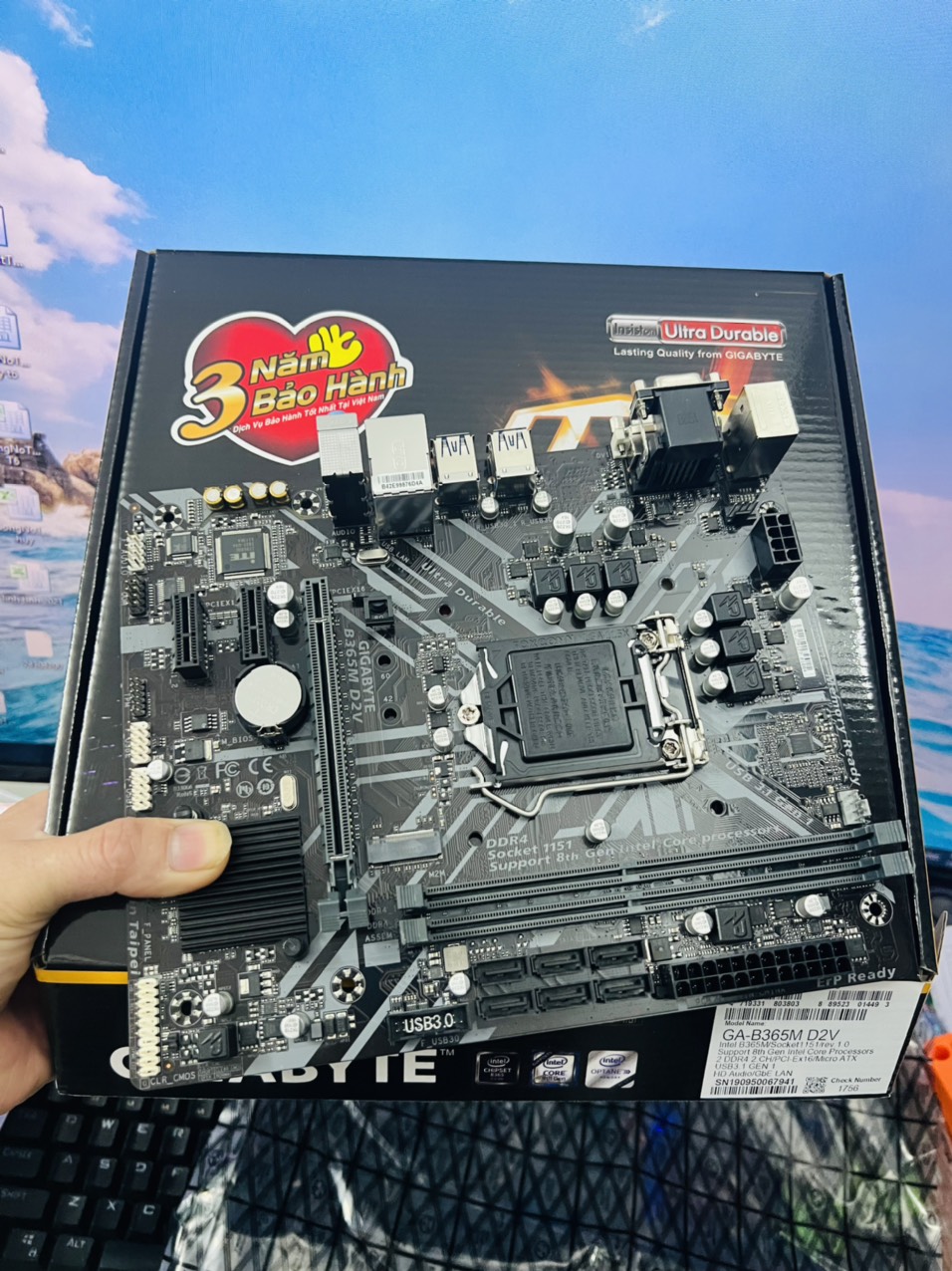 Bo Mạch Chủ Gigabyte B365M-D2V- HÀNG CHÍNH HÃNG
