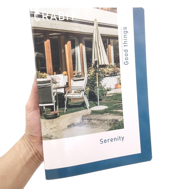 Vở Serenity Kẻ Ngang 120 Trang - Crabit Notebuck 1615 (Mẫu Màu Giao Ngẫu Nhiên)