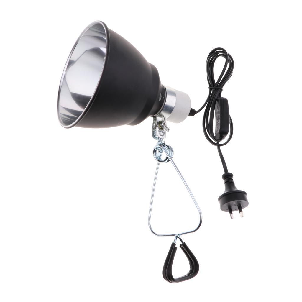 2pcs UVA UVB Light Bulb Reptile Heat Lamp Pet Heating Bulb Holder AU Plug