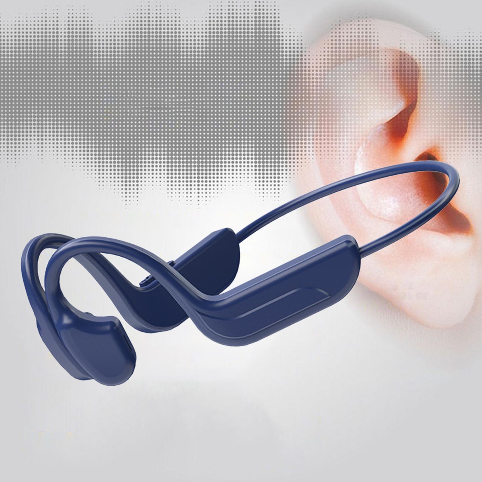 Bone Conduction Headphones Bluetooth 5.0 IPX5 Wireless Open Ear Headphones for Gym