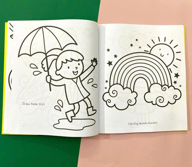 Sách - Cuốn Sách Tô Màu Đầu Tiên Của Tớ - Tô Màu Hạnh Phúc