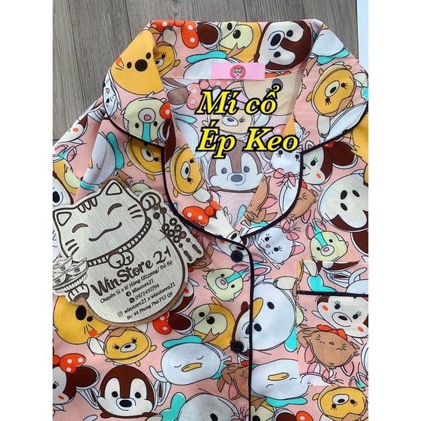 Đồ Bộ Pijama Mặc Nhà Lụa Hàn Lửng Đồ Bộ Nữ Đồ Bộ Mặc Nhà _ Tay Ngắn Quần Lửng ( Form từ 40kg đến 75kg )